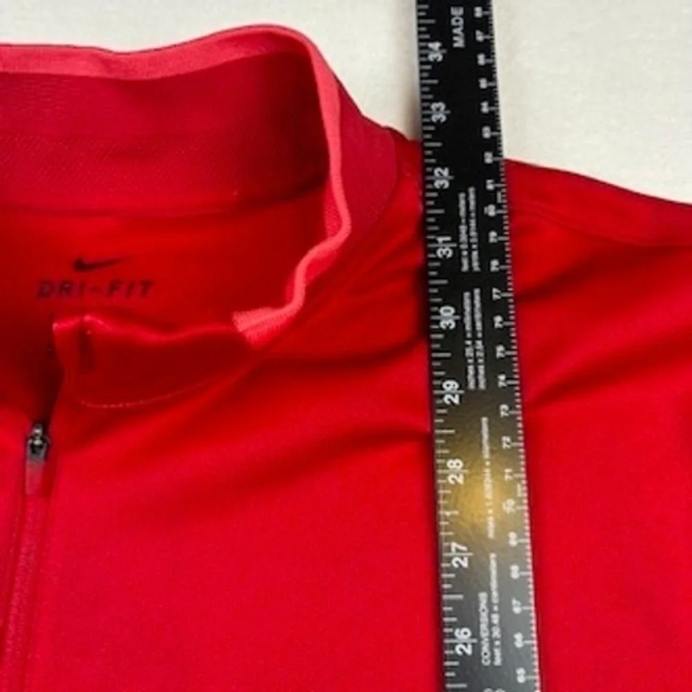 Nike Pullover Men 3XL Red Quarter Zip Dri-Fit Activewear Gorpcore Sporty Style